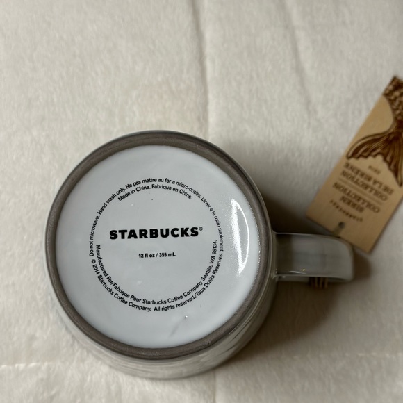 New 2014 Starbucks Anniversary Siren Collection Green Swarovski Crystal Eye Mug - Picture 7 of 9